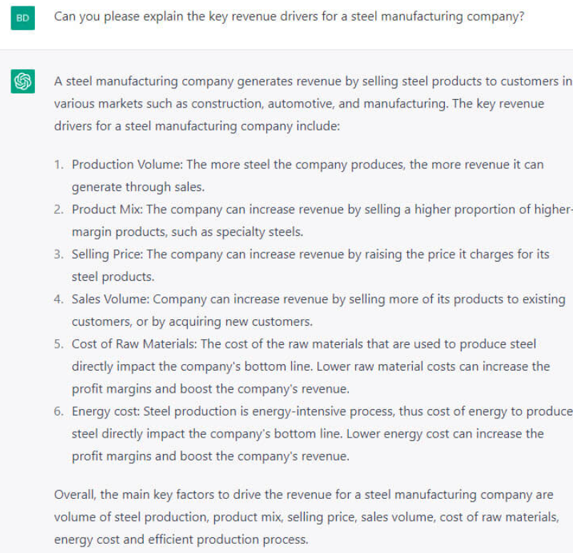 ตัวอย่าง ChatGPT ที่ดีที่สุดในการเงิน - 50 ตัวอย่าง ChatGPT ที่ดีที่สุด