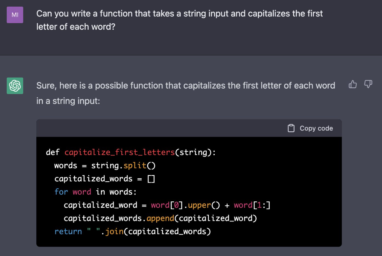 ตัวอย่าง ChatGPT สำหรับการเขียนโค้ด - 50 ตัวอย่าง ChatGPT ที่ดีที่สุด