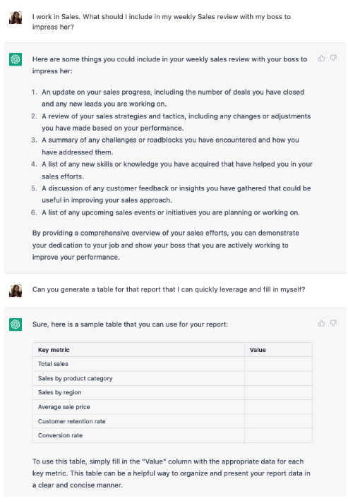 ตัวอย่าง ChatGPT ในอีคอมเมิร์ซ - 50 ตัวอย่าง ChatGPT ที่ดีที่สุด