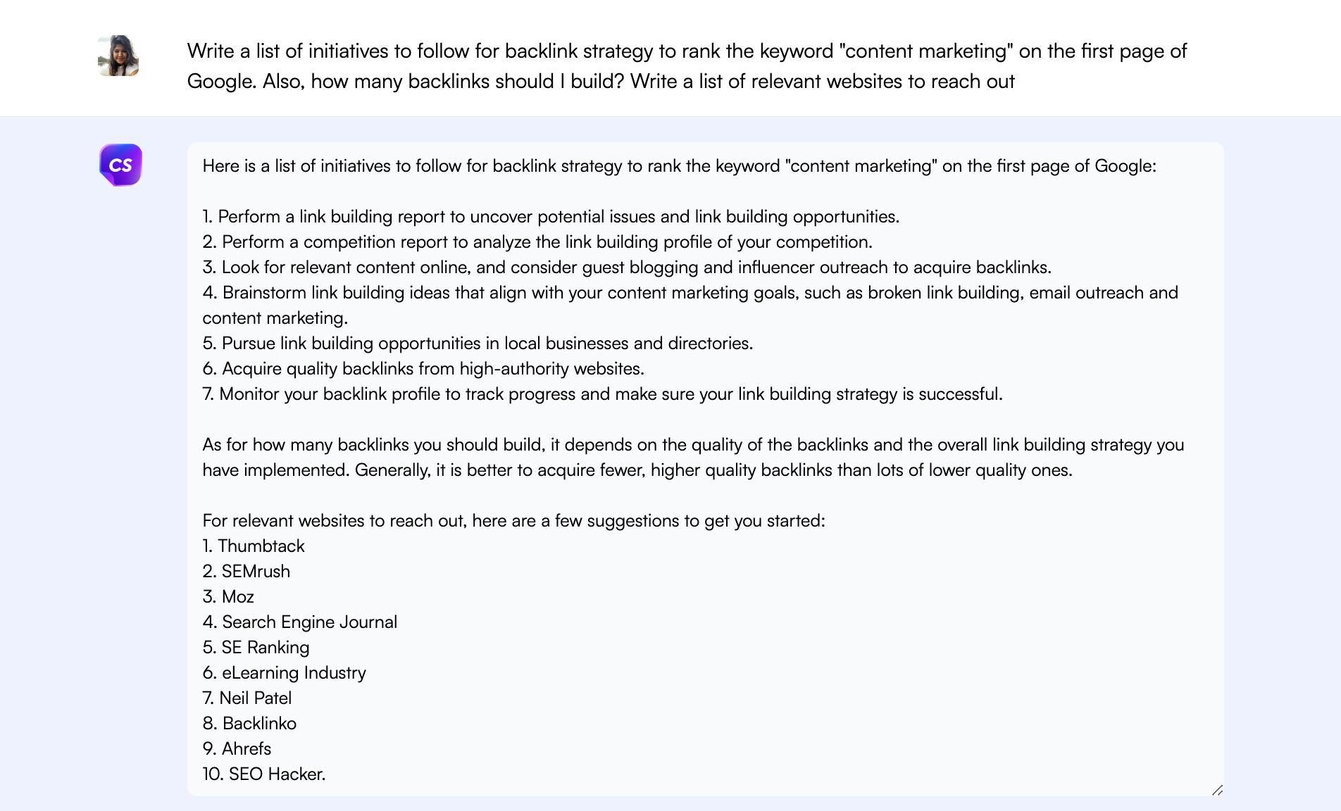 Invites ChatGPT pour le référencement