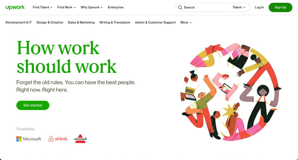 Plateforme de crowdsourcing Upwork