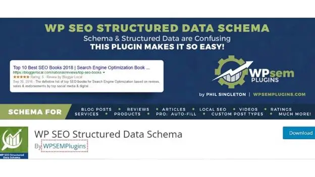 Esquema de dados estruturados WP SEO