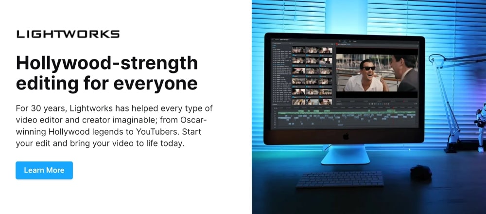 Fonctionnalités Lightworks