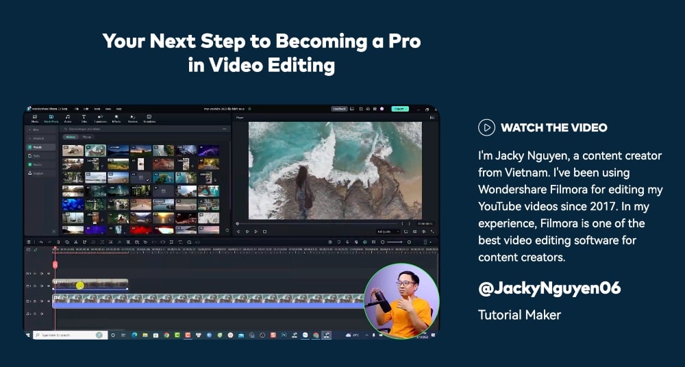 Fonctionnalités de Wondershare Filmora