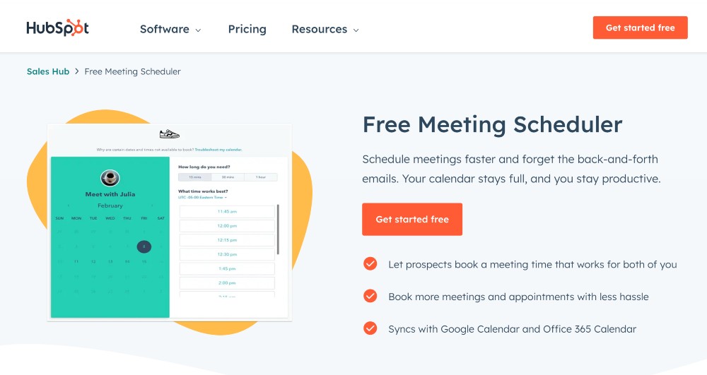 HubSpot ウェブサイト
