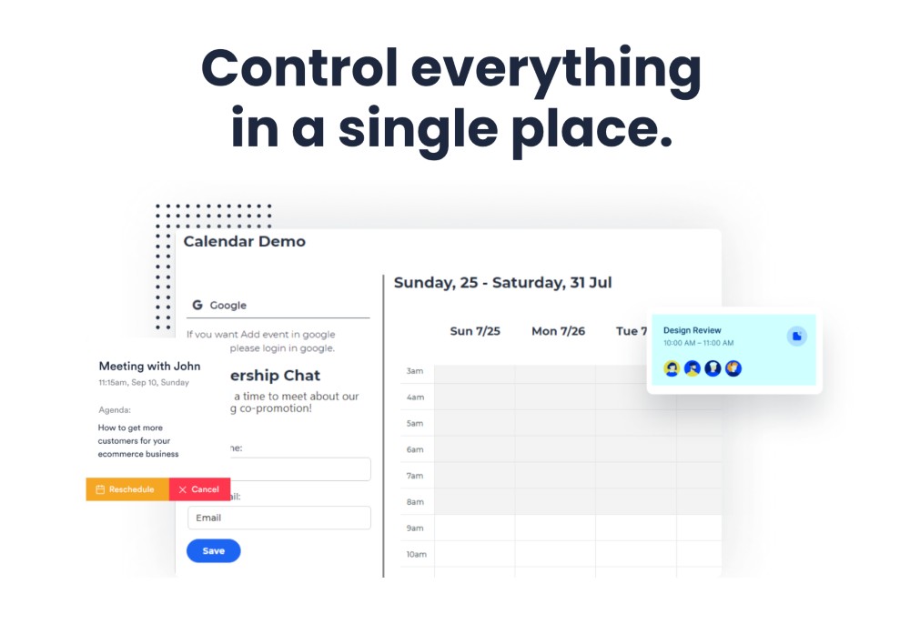 アプリの機能を任命する