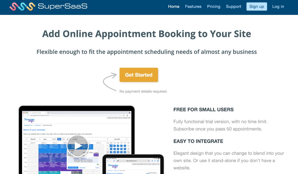 スーパーサースのウェブサイト