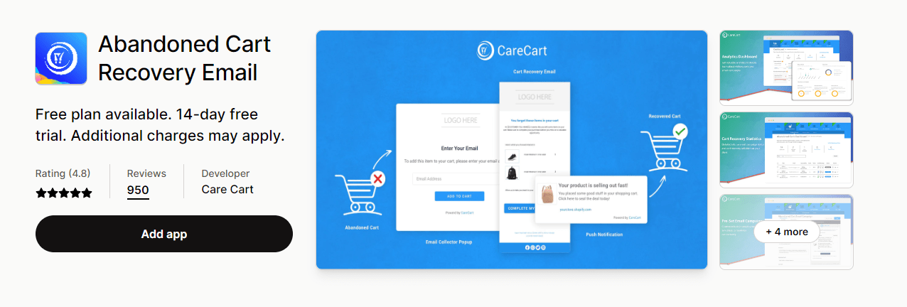 E-mail dotyczący odzyskiwania porzuconego koszyka