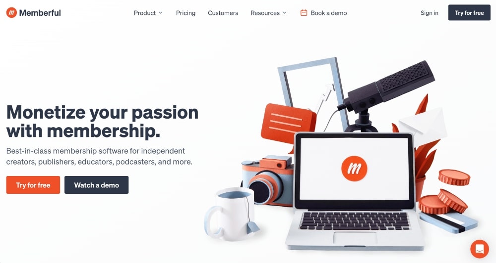 sitio web para miembros