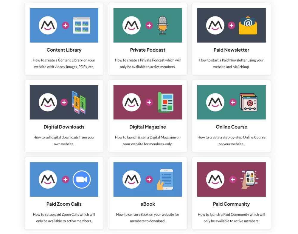 Casos de uso de MemberSpace