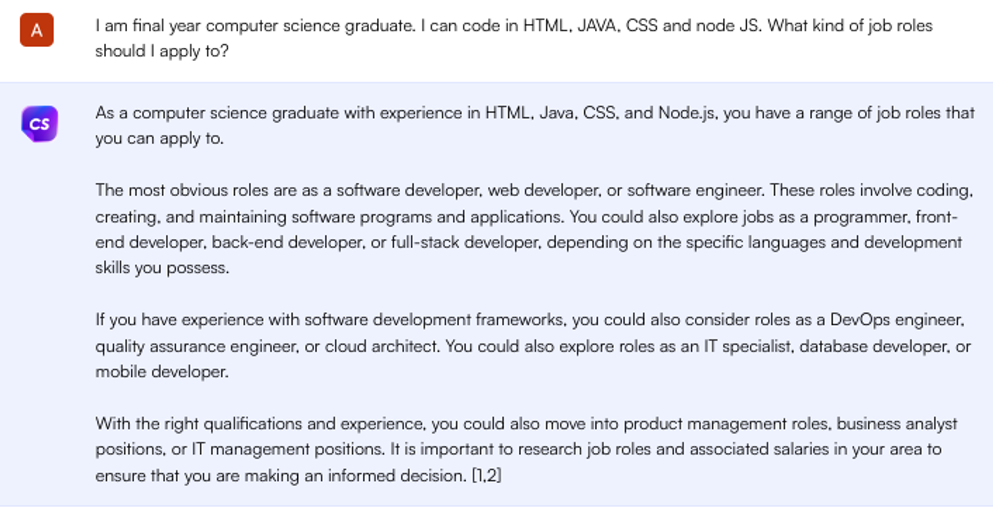 ChatGPT พร้อมท์สำหรับการหางานตามทักษะ - ค้นหางาน