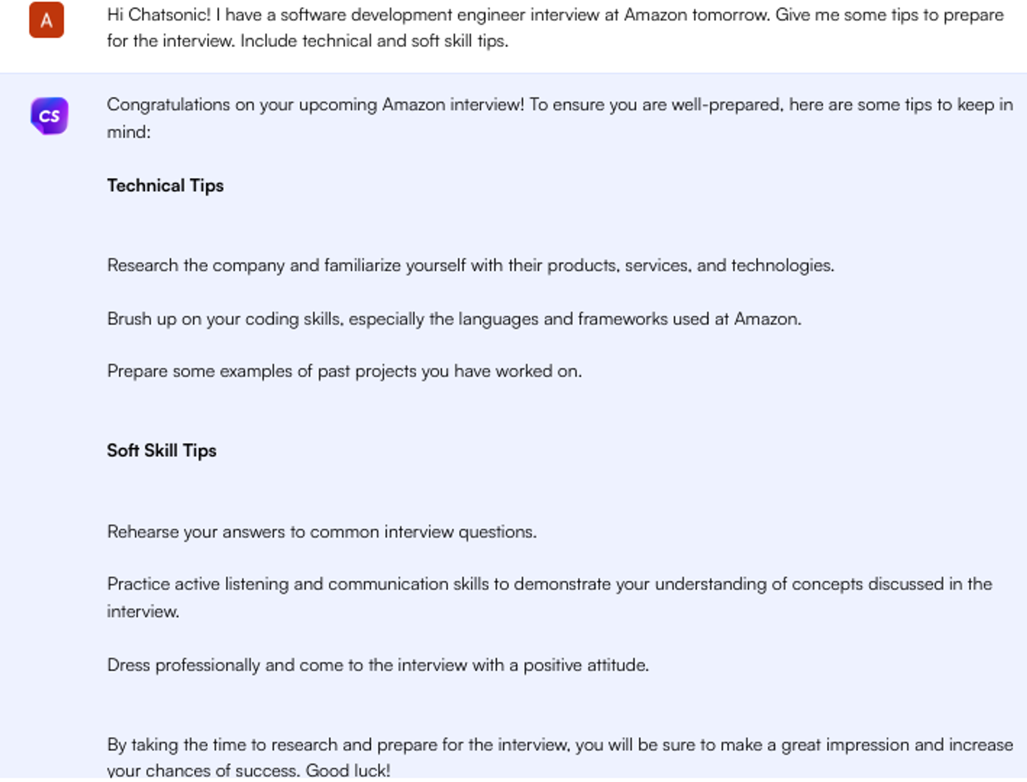 ChatGPT พร้อมรับเคล็ดลับการสัมภาษณ์ - ค้นหางาน