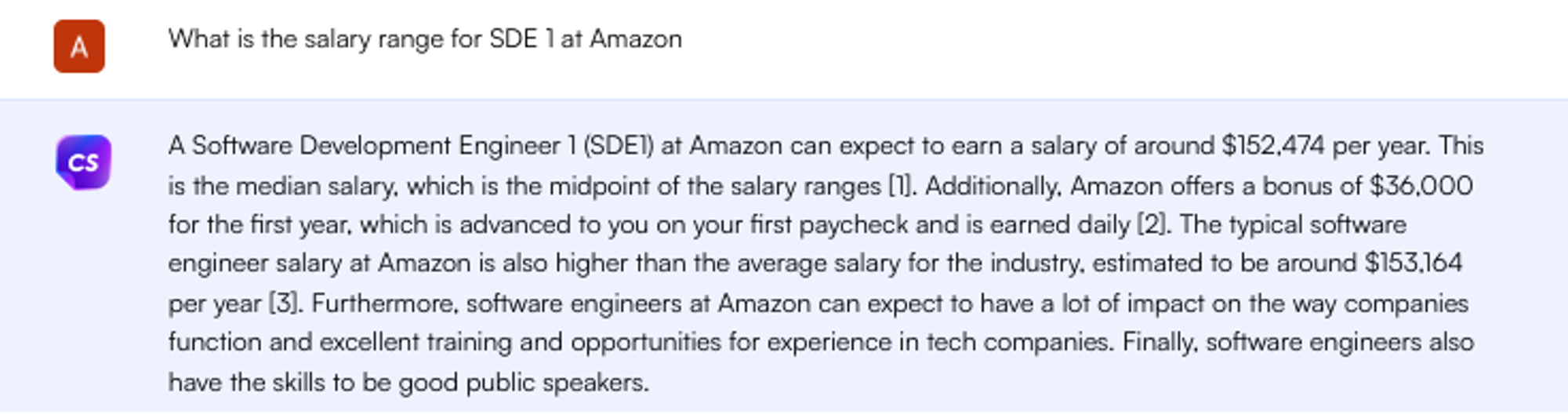 ChatGPT พร้อมรับข้อมูลเงินเดือน - ค้นหางาน