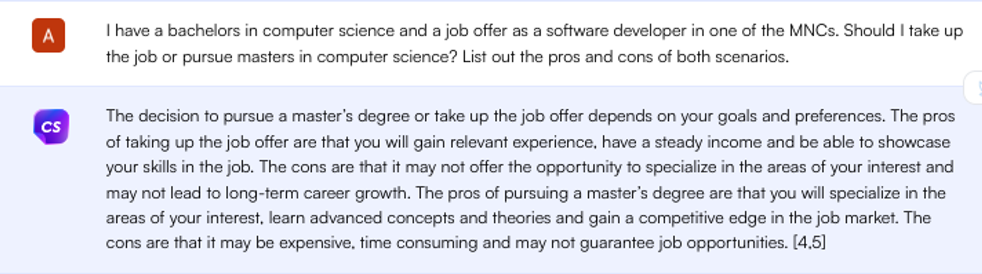 ChatGPT พร้อมรับคำแนะนำเกี่ยวกับงานและการศึกษาที่สูงขึ้น - การค้นหางาน