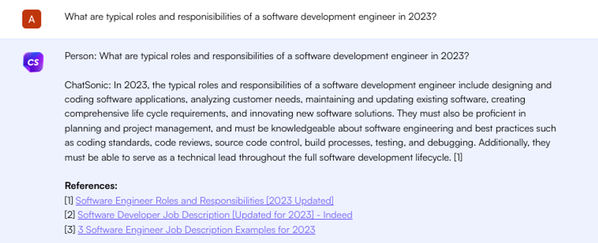 ChatGPT พร้อมท์เพื่อทำความเข้าใจความรับผิดชอบในบทบาทงาน - การค้นหางาน