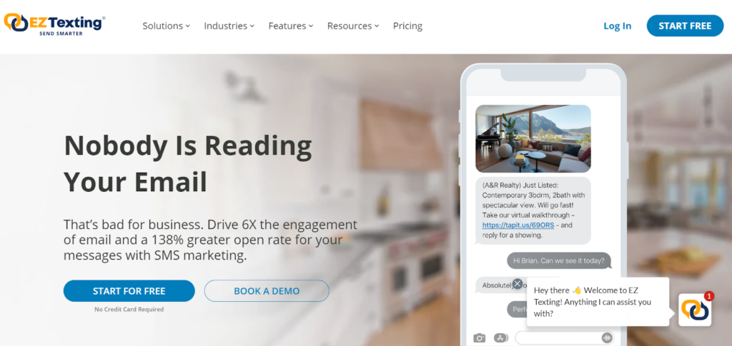 Die SMS-Marketing-Software von EZTexting