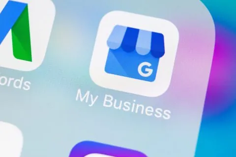 Logotipo de la aplicación Google Mi Negocio
