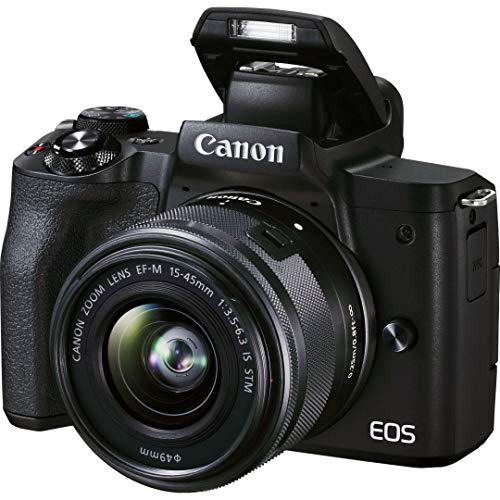 Canon EOS M50 Mark II + EF-M 15–45 mm ist STM Kit Schwarz