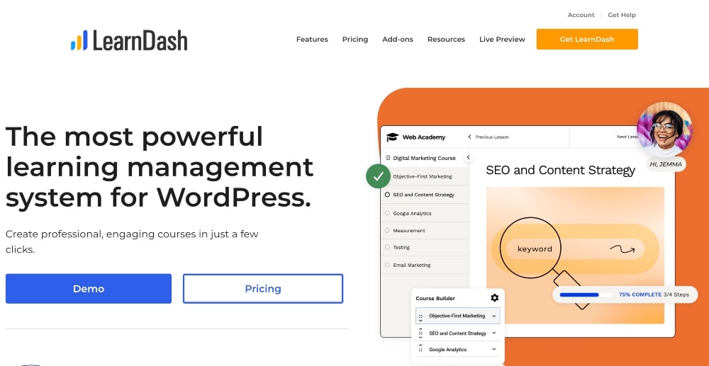 LearnDash の Web サイト