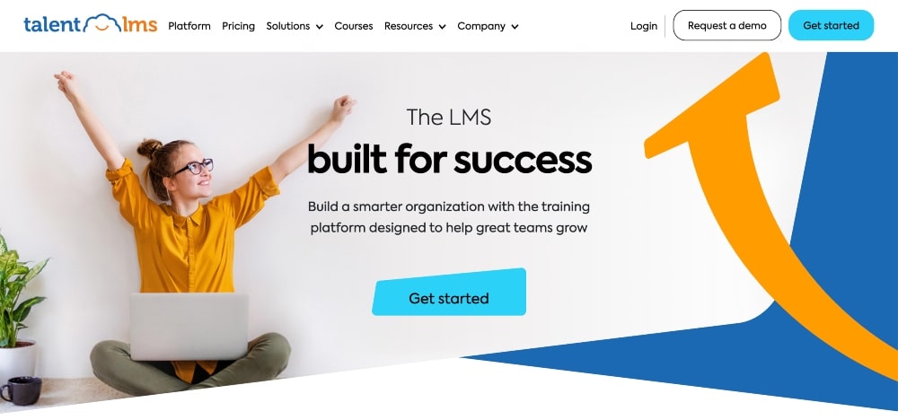 TalentLMS の Web サイト