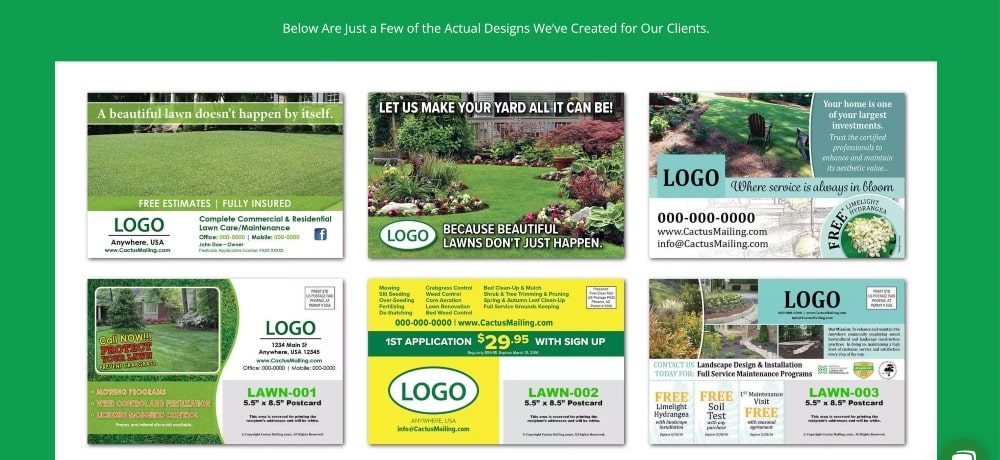 Recursos do Cactus Mailing