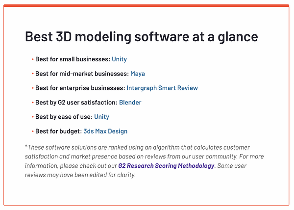 clasificación de software según la metodología de investigación G2