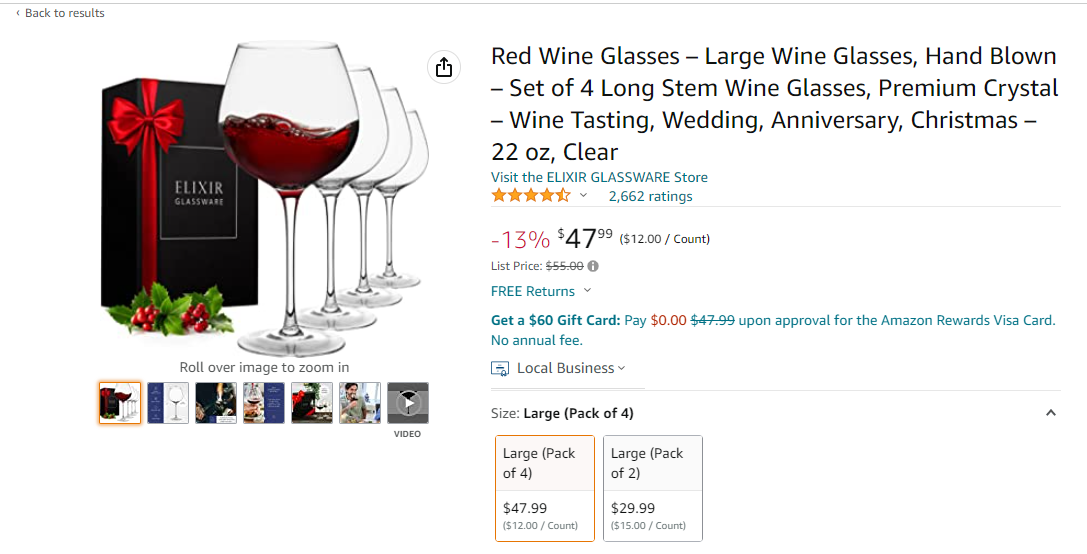 Pagina de produs optimizată