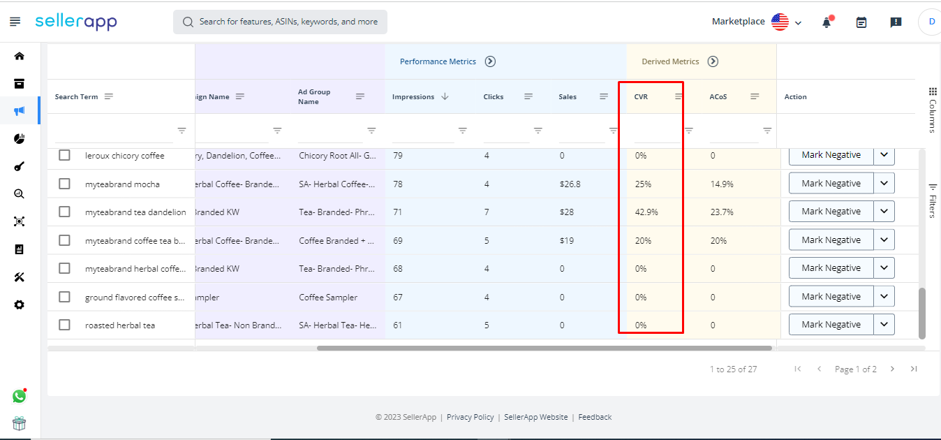 Aplicația vânzătorului