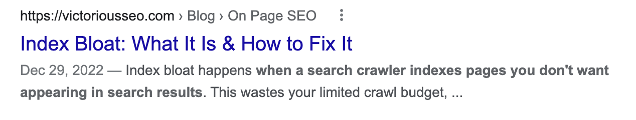 пример схемы хлебных крошек в поисковой выдаче