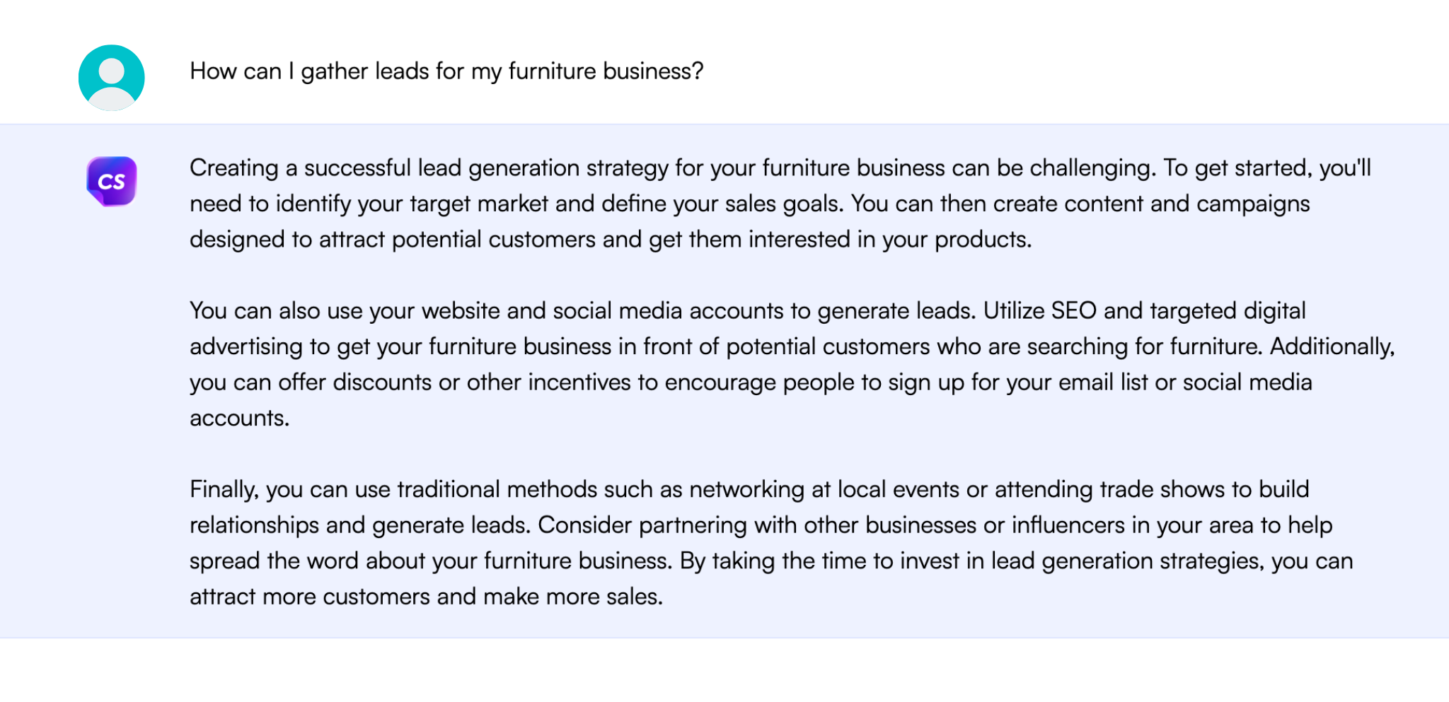 ChatGPT para empresas