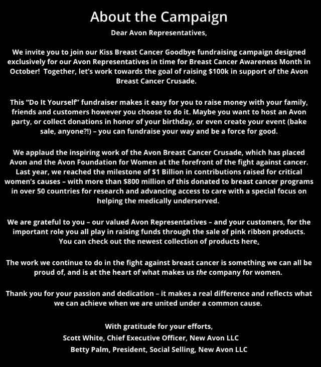 Avon Temsilcisi kampanyası