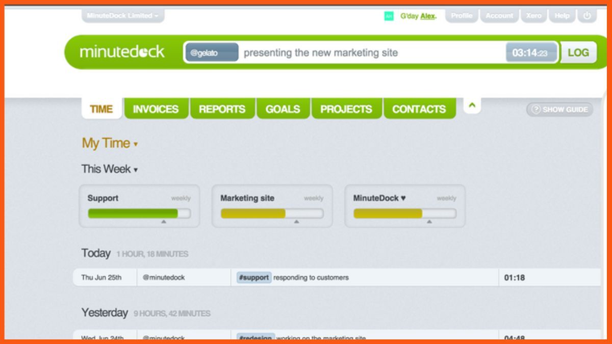 Minute Dock - Outil de gestion d'entreprise