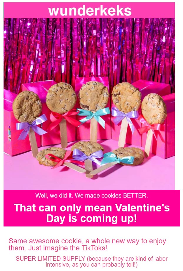 발렌타인 데이 이메일 마케팅