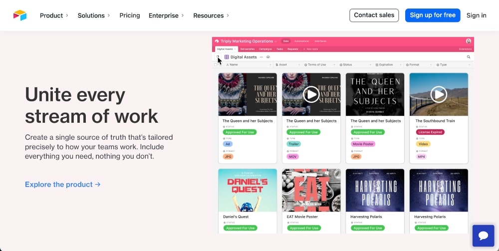 에어테이블 기능