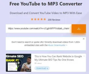 Kunjungi situs web AceThinker untuk mengonversi youtube ke mp3