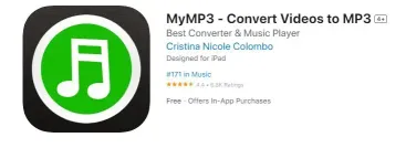 Gunakan aplikasi MyMP3 di iPhone untuk mengonversi youtube ke mp3