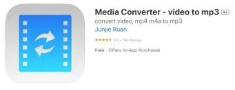 Gunakan aplikasi Media Converter di iPhone untuk mengonversi youtube ke mp3