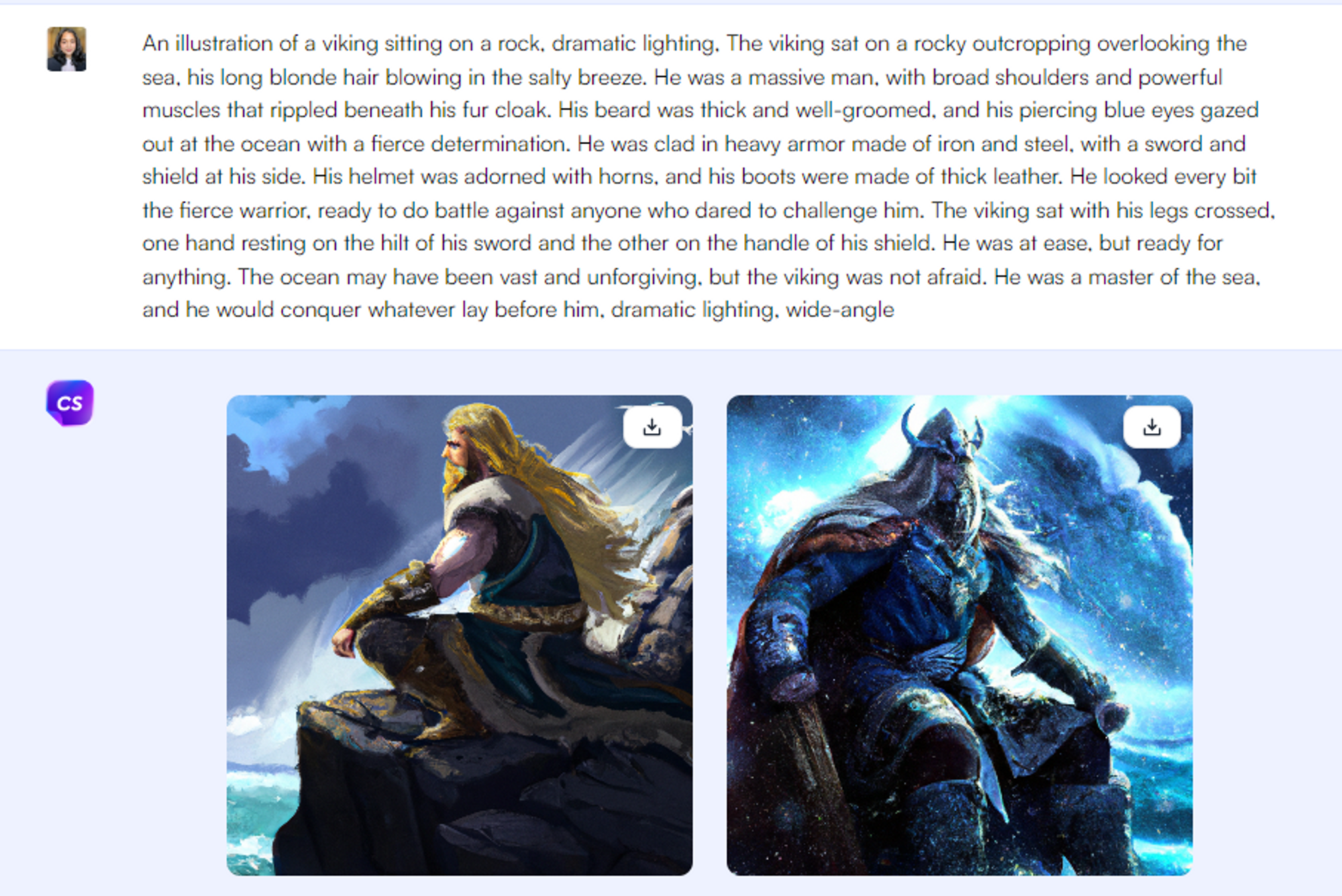 Seni AI - petunjuk ChatGPT