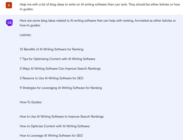 Cercetare de cuvinte cheie ChatSonic - scrieți un blog cu ChatGPT