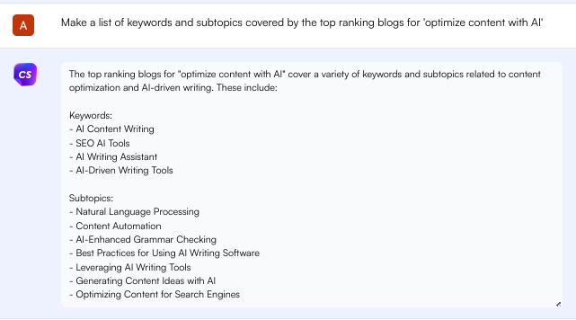 Analiza concurenței ChatSonic - scrieți un blog cu ChatGPT