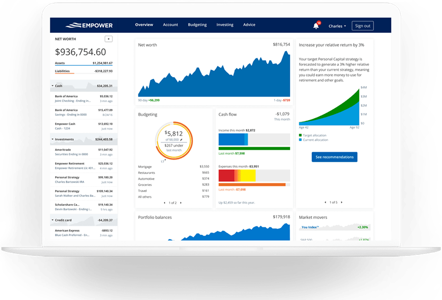 Captura de pantalla de Empower Net Worth Tracker