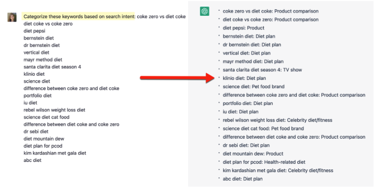 Exemplu AI Chat Prompt de Ann Smarty