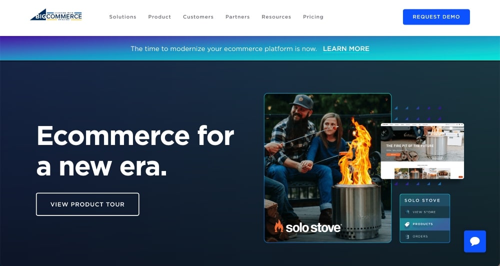 Sitio web de BigCommerce