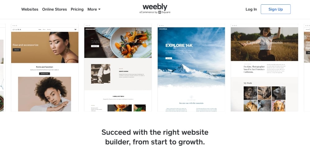 Plantillas Weebly