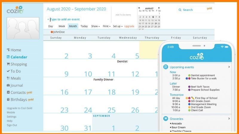 Cozi Family Organizer - أفضل تطبيق تقويم