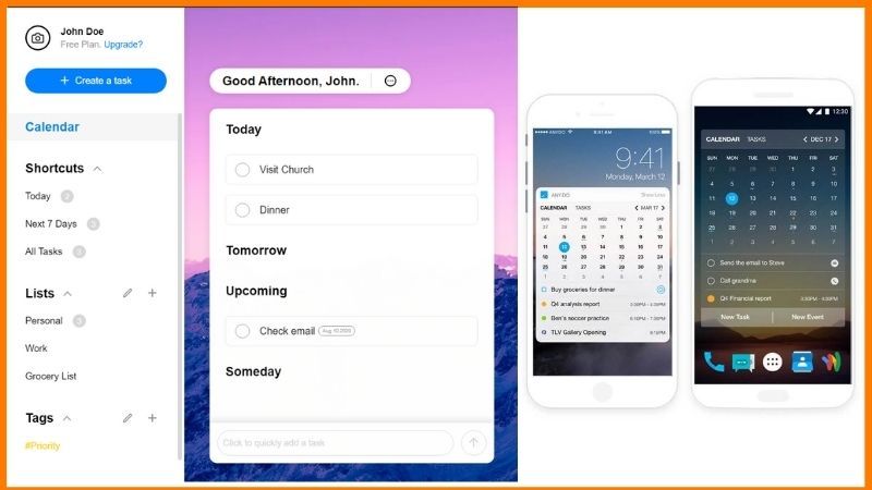 Any.do - أفضل تطبيق تقويم