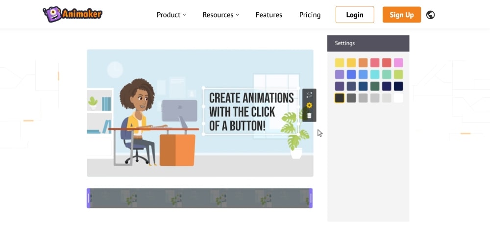 Возможности анимакера