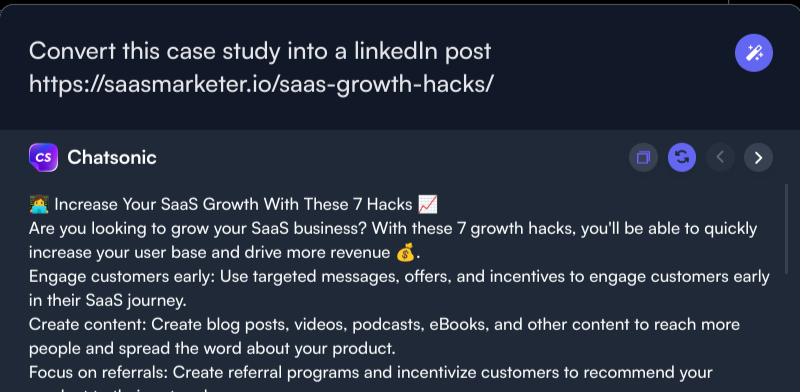 Wiederverwendung von Inhalten – Anwendungsfälle für ChatSonic Chrome-Erweiterungen