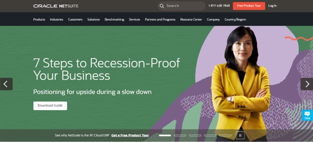 Netsuite 소매 ERP 소프트웨어