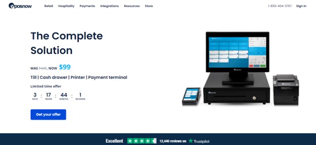 소매점용 Epos Now 소프트웨어